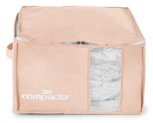 Plastikowy pojemnik próżniowy do przechowywania ubrań 42x40x25 cm Pink Edition – Compactor