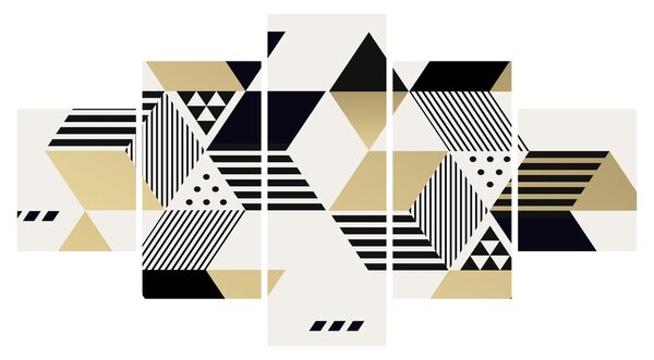 Obraz - Kształty geometryczne N⁰1 (125x70 cm)