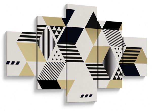 Obraz - Kształty geometryczne N⁰1 (125x70 cm)