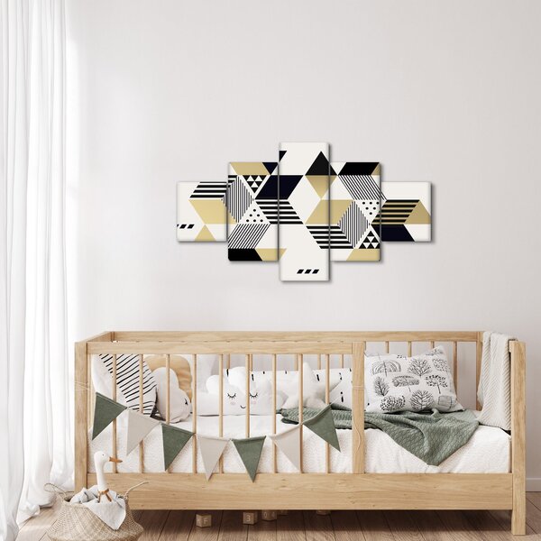 Obraz - Kształty geometryczne N⁰1 (125x70 cm)