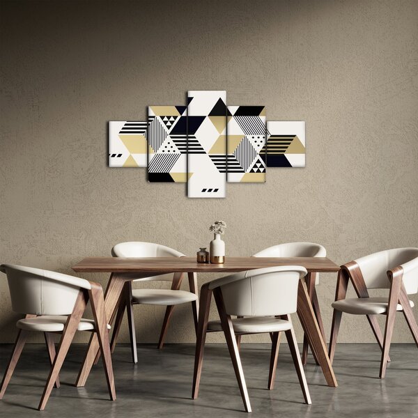 Obraz - Kształty geometryczne N⁰1 (125x70 cm)