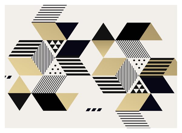 Obraz na szkle - Kształty geometryczne N⁰1 (70x50 cm)