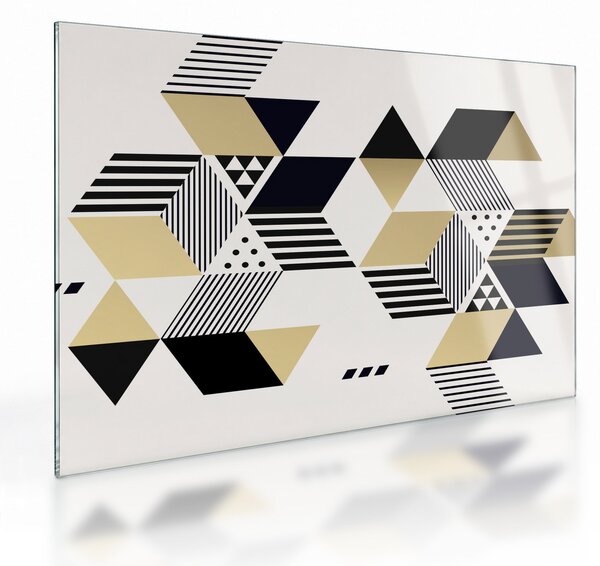 Obraz na szkle - Kształty geometryczne N⁰1 (70x50 cm)