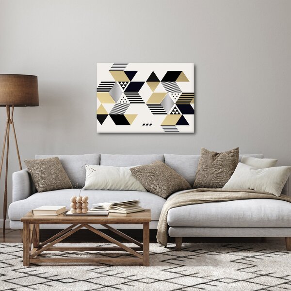 Obraz - Kształty geometryczne N⁰1 (70x50 cm)