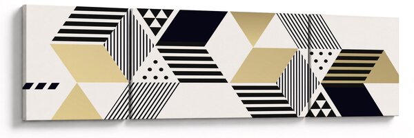 Obraz - Kształty geometryczne N⁰1 (170x50 cm)