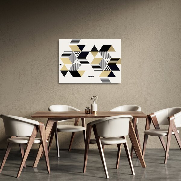 Obraz na szkle - Kształty geometryczne N⁰1 (70x50 cm)
