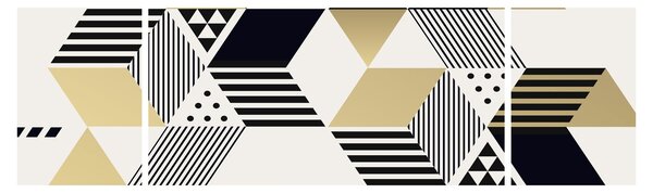 Obraz - Kształty geometryczne N⁰1 (170x50 cm)