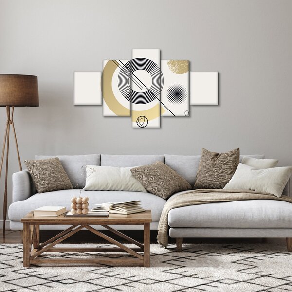 Obraz - Kształty geometryczne N⁰2 (125x70 cm)