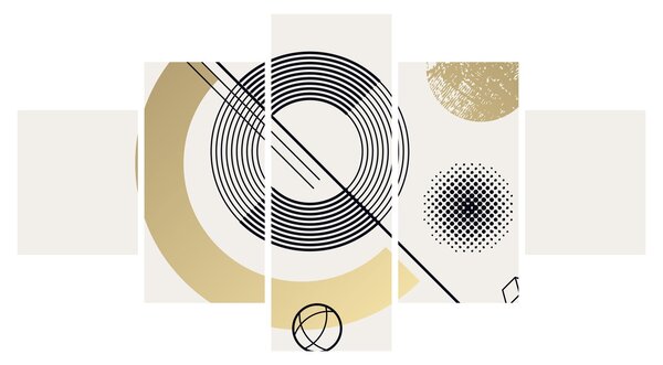 Obraz - Kształty geometryczne N⁰2 (125x70 cm)