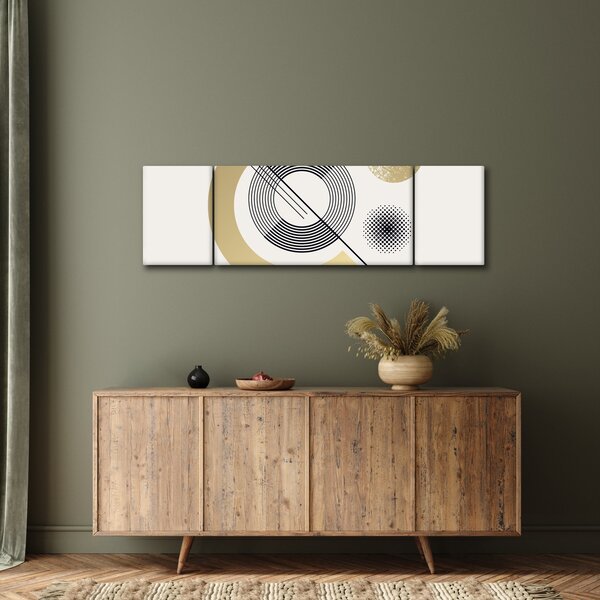 Obraz - Kształty geometryczne N⁰2 (170x50 cm)