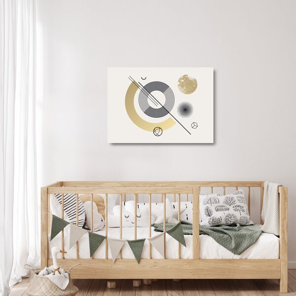 Obraz na szkle - Kształty geometryczne N⁰2 (70x50 cm)