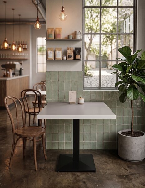 Stolik Square 6 różne dekory loft 80 cm Dąb Kamienny