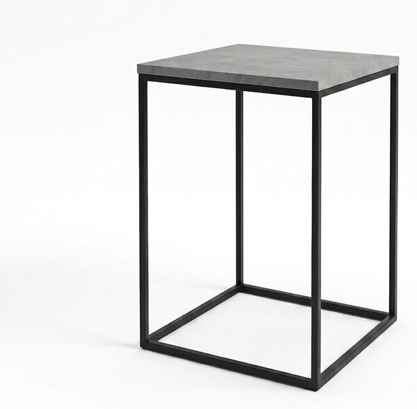 Stolik Square 4 różne dekory loft 45 cm Dąb Kamienny