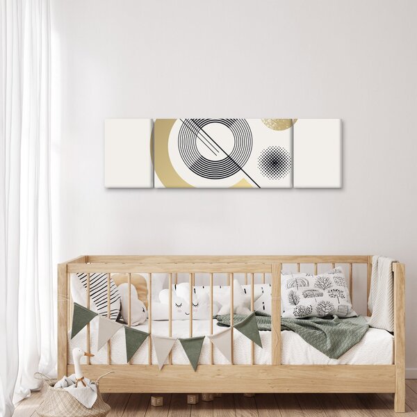Obraz - Kształty geometryczne N⁰2 (170x50 cm)