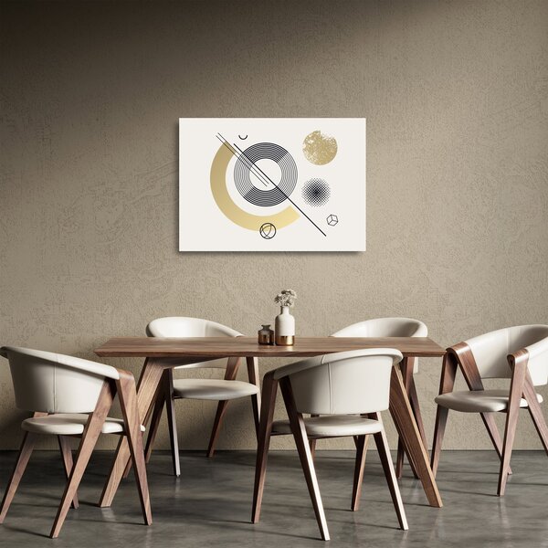 Obraz na szkle - Kształty geometryczne N⁰2 (70x50 cm)