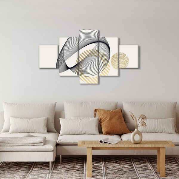 Obraz - Kształty geometryczne N⁰3 (125x70 cm)