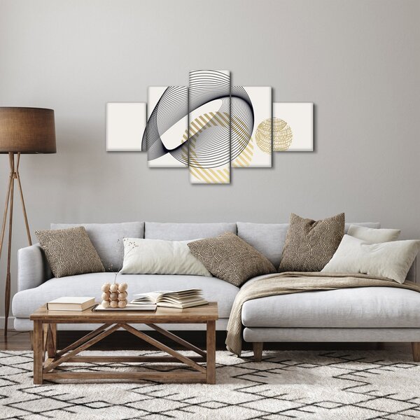 Obraz - Kształty geometryczne N⁰3 (125x70 cm)