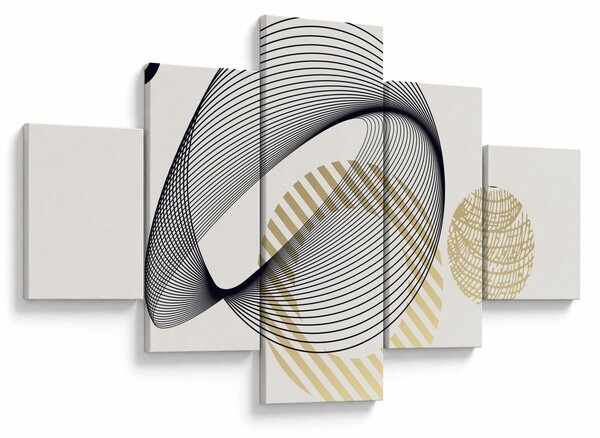 Obraz - Kształty geometryczne N⁰3 (125x70 cm)