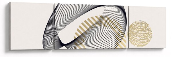 Obraz - Kształty geometryczne N⁰3 (170x50 cm)
