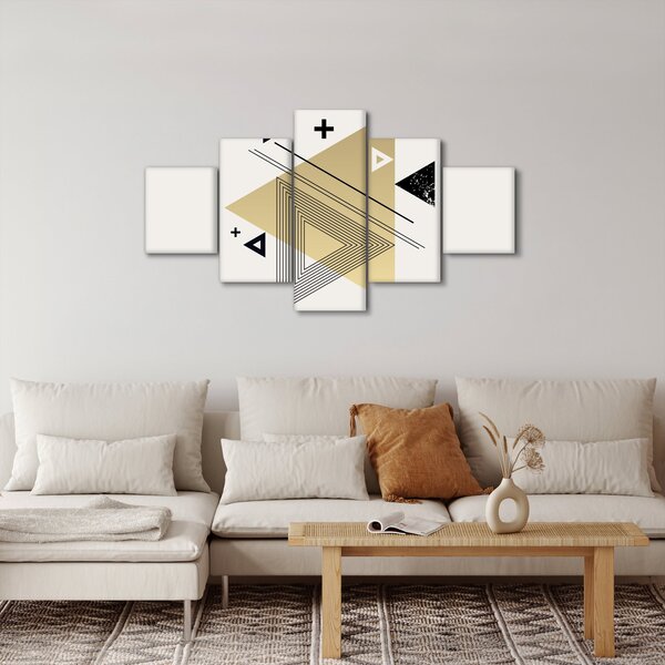 Obraz - Kształty geometryczne N⁰4 (125x70 cm)