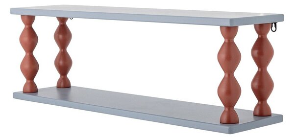 Niebieska wielopoziomowa półka dziecięca 80 cm Bibiola – Bloomingville Mini