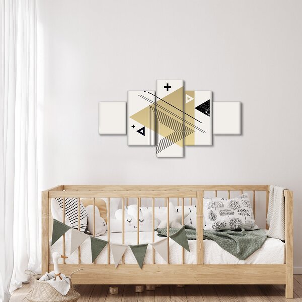 Obraz - Kształty geometryczne N⁰4 (125x70 cm)