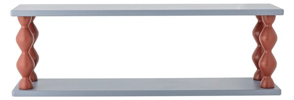 Niebieska wielopoziomowa półka dziecięca 80 cm Bibiola – Bloomingville Mini