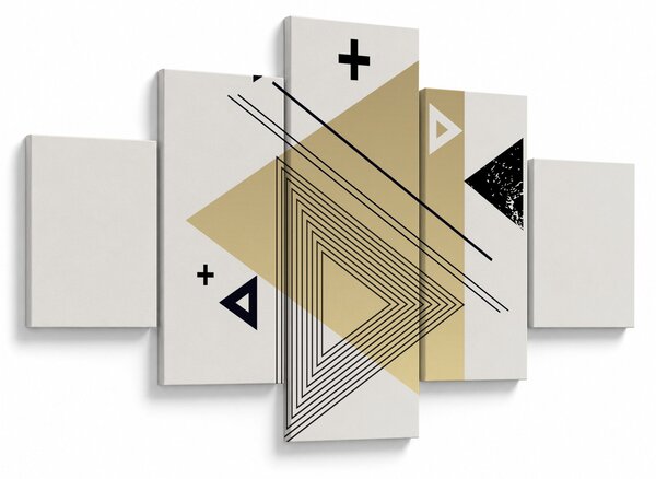 Obraz - Kształty geometryczne N⁰4 (125x70 cm)
