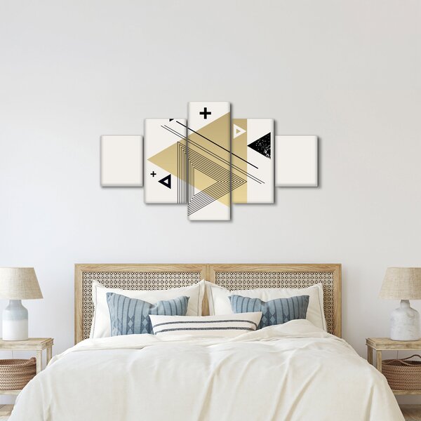 Obraz - Kształty geometryczne N⁰4 (125x70 cm)
