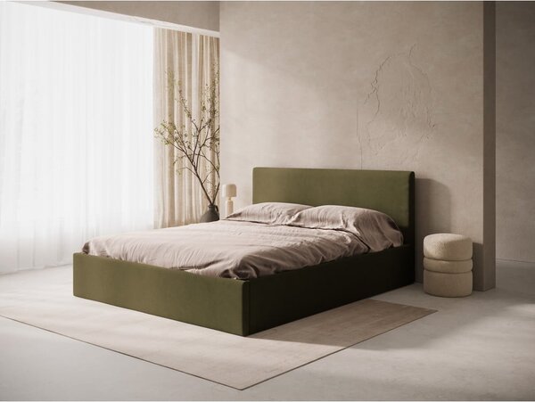 Zielony tapicerowany zagłówek 150,5x100 cm Remo – Micadoni