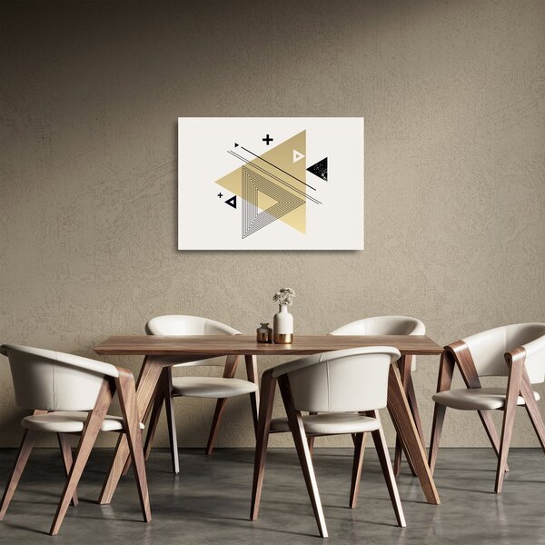 Obraz na szkle - Kształty geometryczne N⁰4 (70x50 cm)