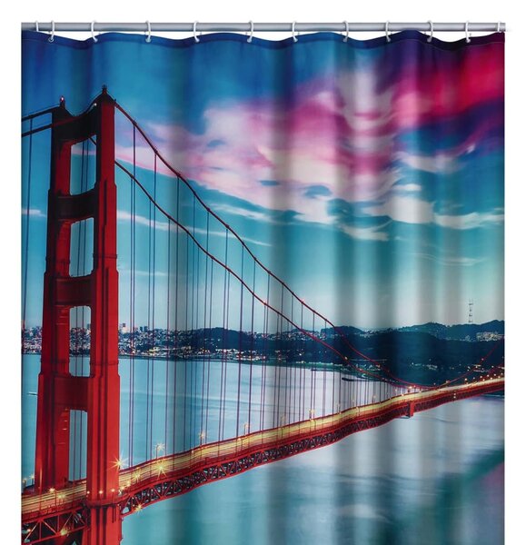 RIDDER Zasłona prysznicowa San Francisco, 180 x 200 cm