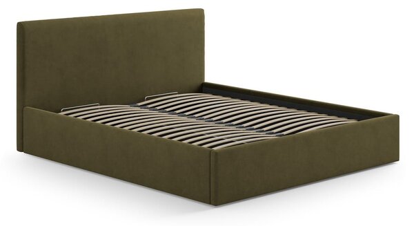 Zielony tapicerowany zagłówek 150,5x100 cm Remo – Micadoni