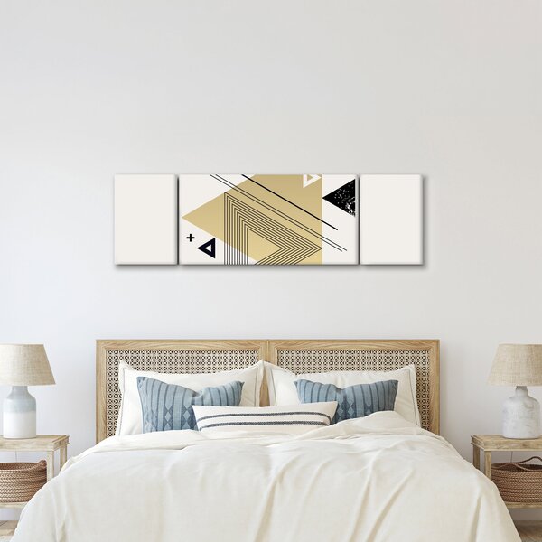 Obraz - Kształty geometryczne N⁰4 (170x50 cm)