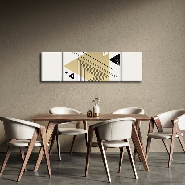 Obraz - Kształty geometryczne N⁰4 (170x50 cm)