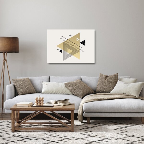 Obraz na szkle - Kształty geometryczne N⁰4 (70x50 cm)