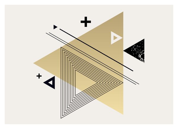 Obraz - Kształty geometryczne N⁰4 (70x50 cm)