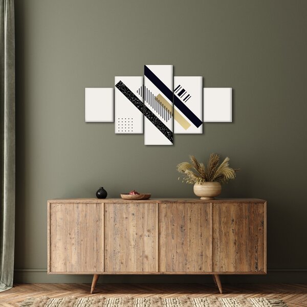 Obraz - Kształty geometryczne N⁰5 (125x70 cm)