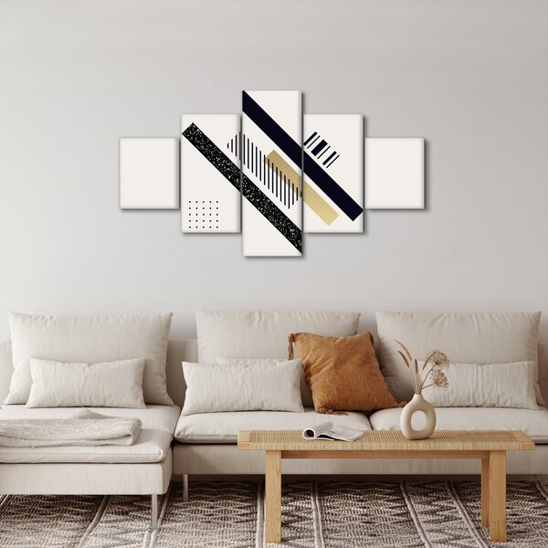Obraz - Kształty geometryczne N⁰5 (125x70 cm)