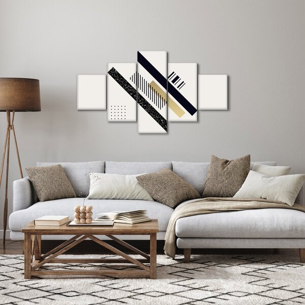 Obraz - Kształty geometryczne N⁰5 (125x70 cm)