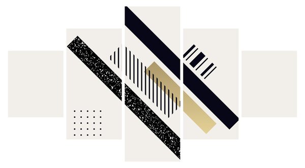 Obraz - Kształty geometryczne N⁰5 (125x70 cm)