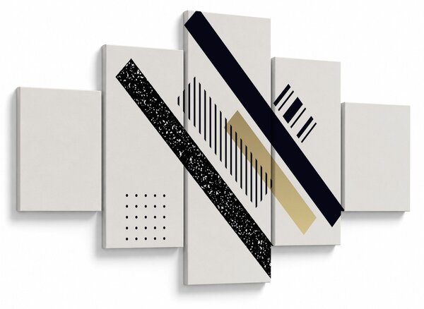 Obraz - Kształty geometryczne N⁰5 (125x70 cm)