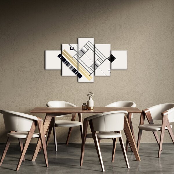 Obraz - Kształty geometryczne N⁰6 (125x70 cm)