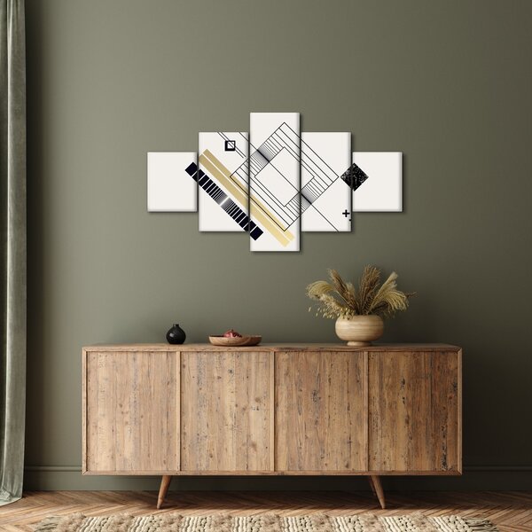 Obraz - Kształty geometryczne N⁰6 (125x70 cm)