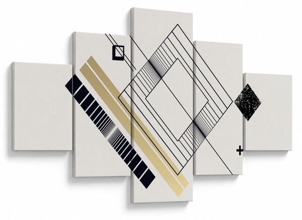 Obraz - Kształty geometryczne N⁰6 (125x70 cm)