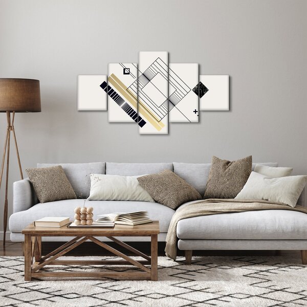 Obraz - Kształty geometryczne N⁰6 (125x70 cm)