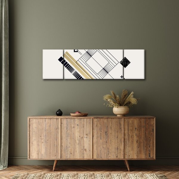 Obraz - Kształty geometryczne N⁰6 (170x50 cm)