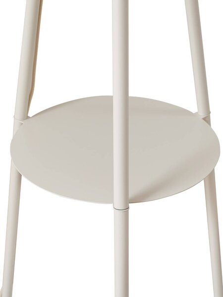 Lampa stojąca Libbie Lindby, kremowy / amber, salon / jadalnia, tkanina / materiał / jedwab, skandynawski