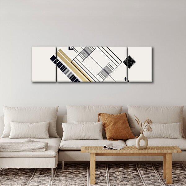 Obraz - Kształty geometryczne N⁰6 (170x50 cm)