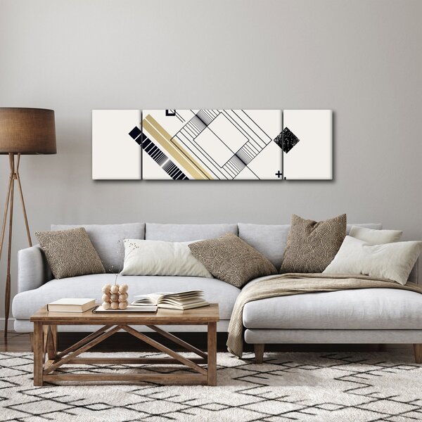 Obraz - Kształty geometryczne N⁰6 (170x50 cm)